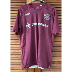 HEART OF MIDLOTHIAN 1874 JERSEY HOME FOOTBALL SHIRT UMBRO SIZE MENS M